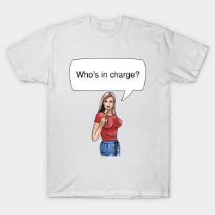 Women Pointing (In Red) T-Shirt